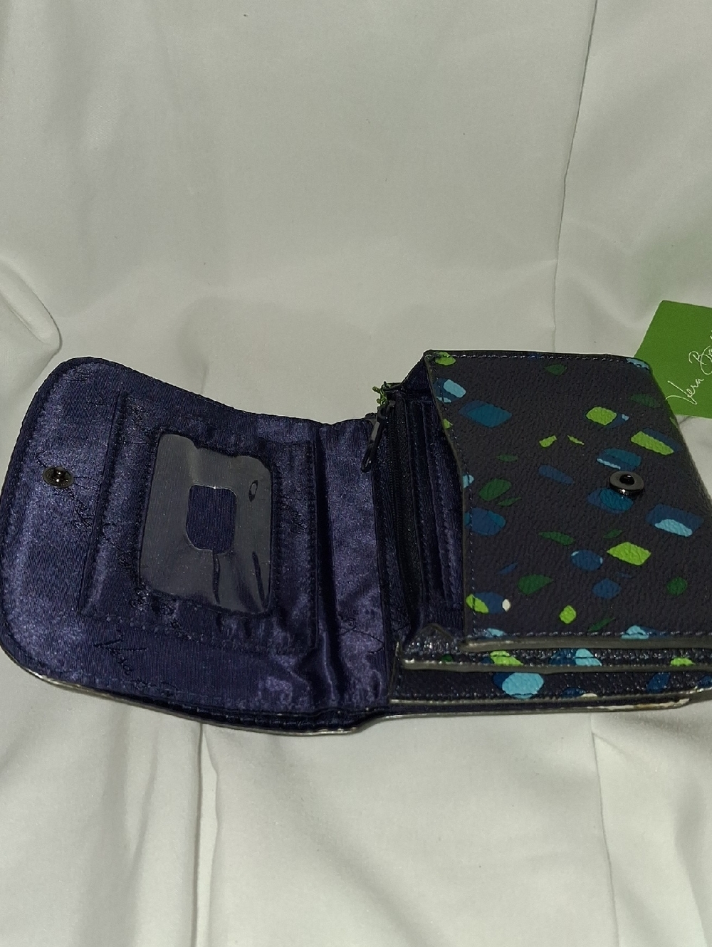 Vera Bradley Ink Spots Petite Wallet - Picture 5 of 5
